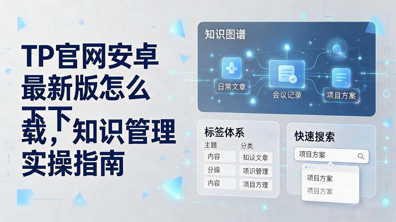 TP官网安卓最新版怎么下载，知识管理实操指南