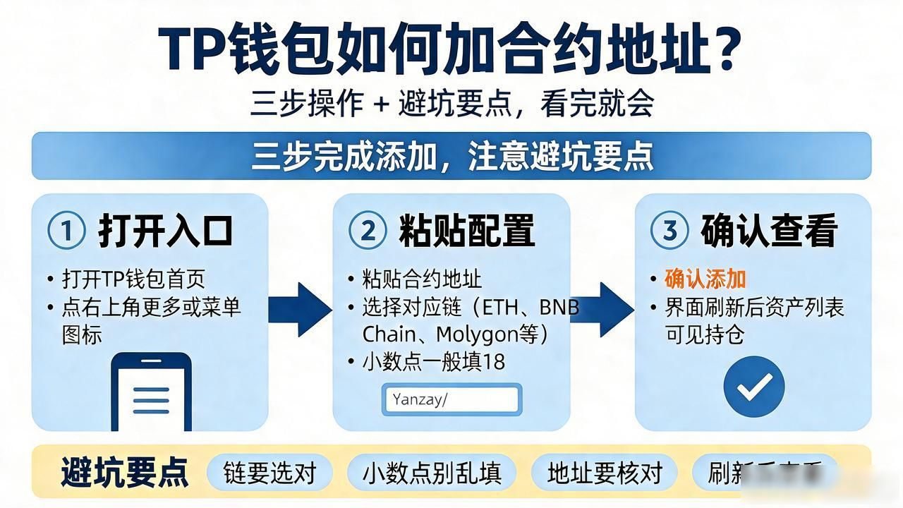 如何正确添加自定义代币到TP钱包_TP钱包添加合约地址详细教程_tp钱包如何加合约地址
