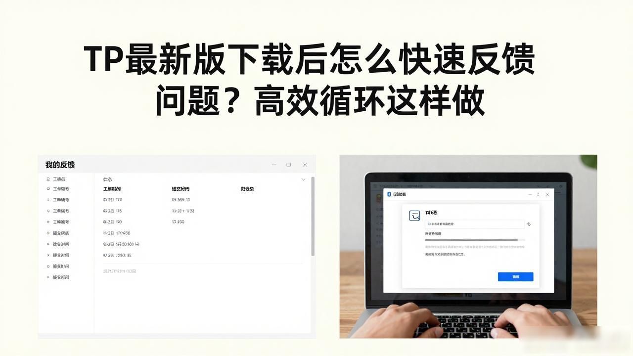 TP最新版下载后怎么快速反馈问题？高效循环这样做