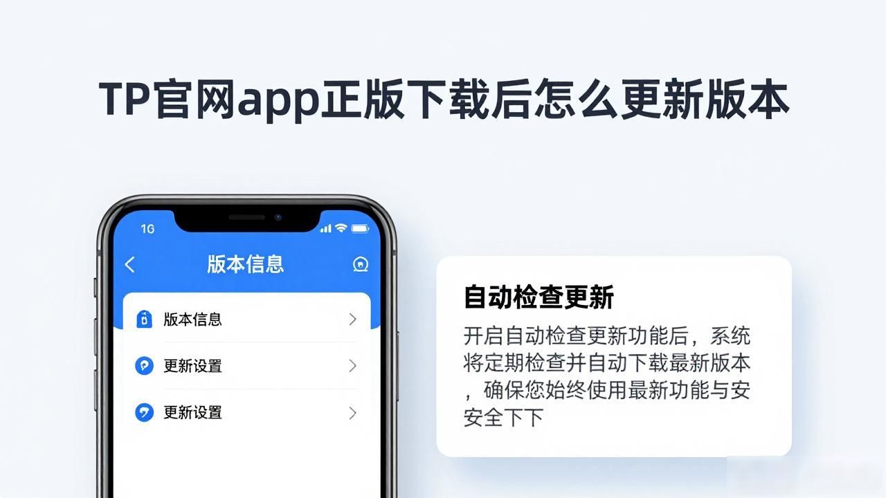 TP官网app正版下载后怎么更新版本