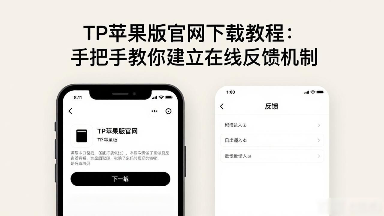 TP苹果版官网下载教程：手把手教你建立在线反馈机制