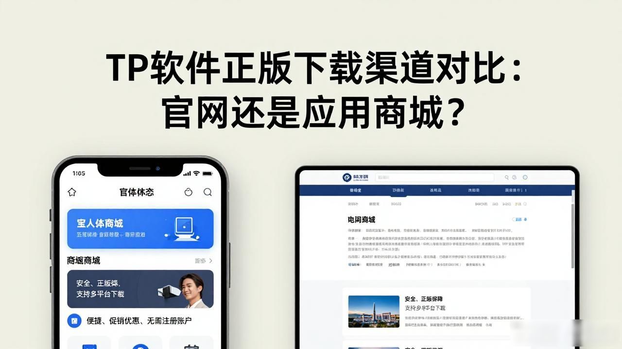 TP软件正版下载渠道对比：官网还是应用商城？