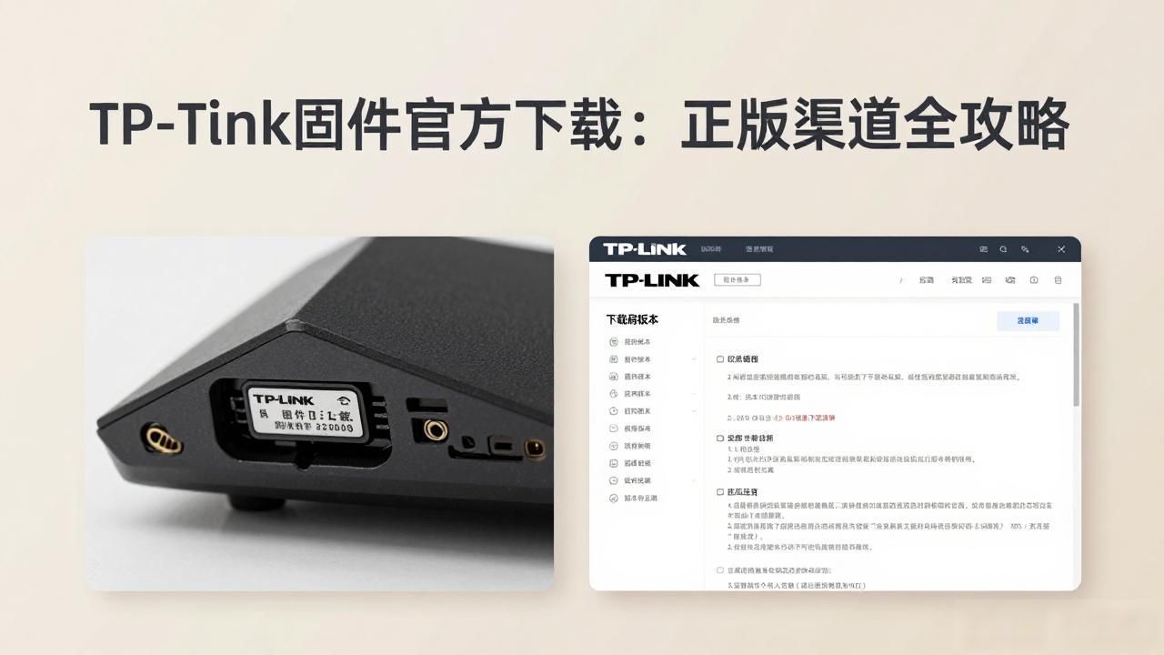 TP-Link固件官方下载：正版渠道全攻略