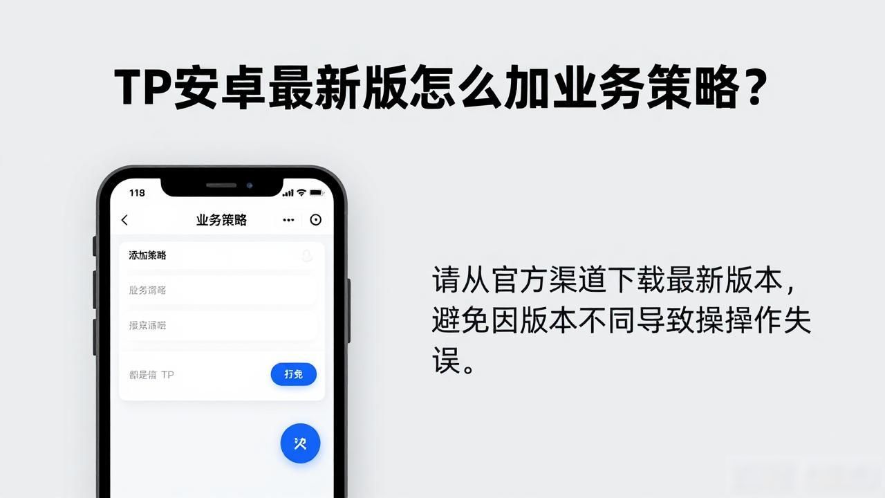 TP安卓最新版怎么加业务策略？