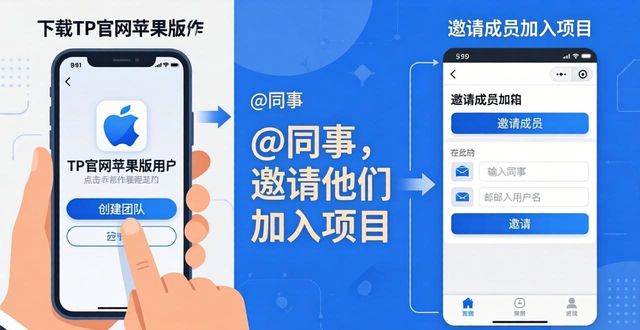 TP官网苹果版下载后如何协作办公？三步搞定