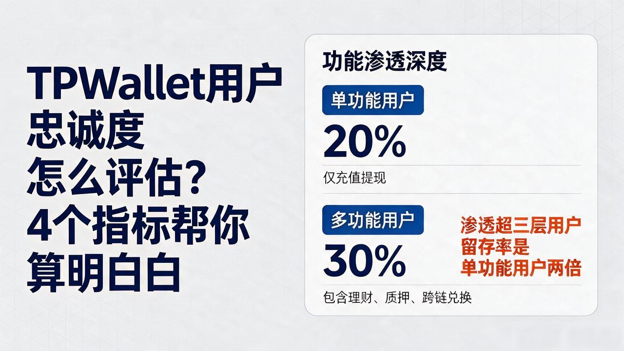TPWallet用户忠诚度怎么评估？4个指标帮你算明白