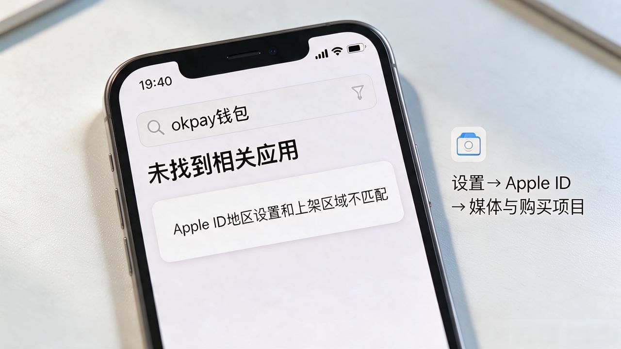 苹果手机上装okpay钱包，App Store直接搜就行