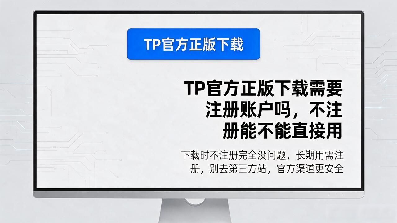 TP官方正版下载需要注册账户吗，不注册能不能直接用