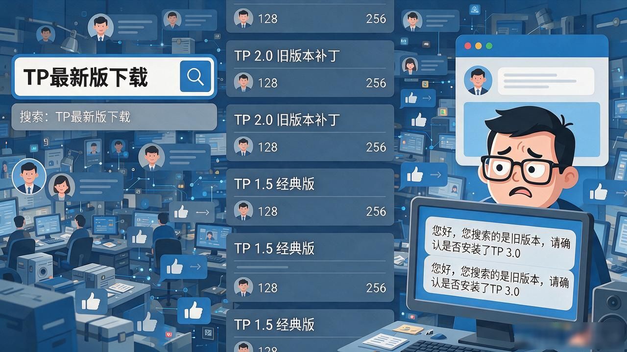 TP最新版下载搜索量翻番，但多数用户认知还停在老版本