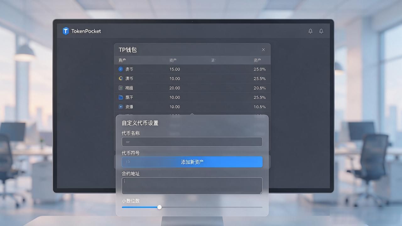 TP钱包添加新资产教程：自定义代币怎么设置才能正常显示余额