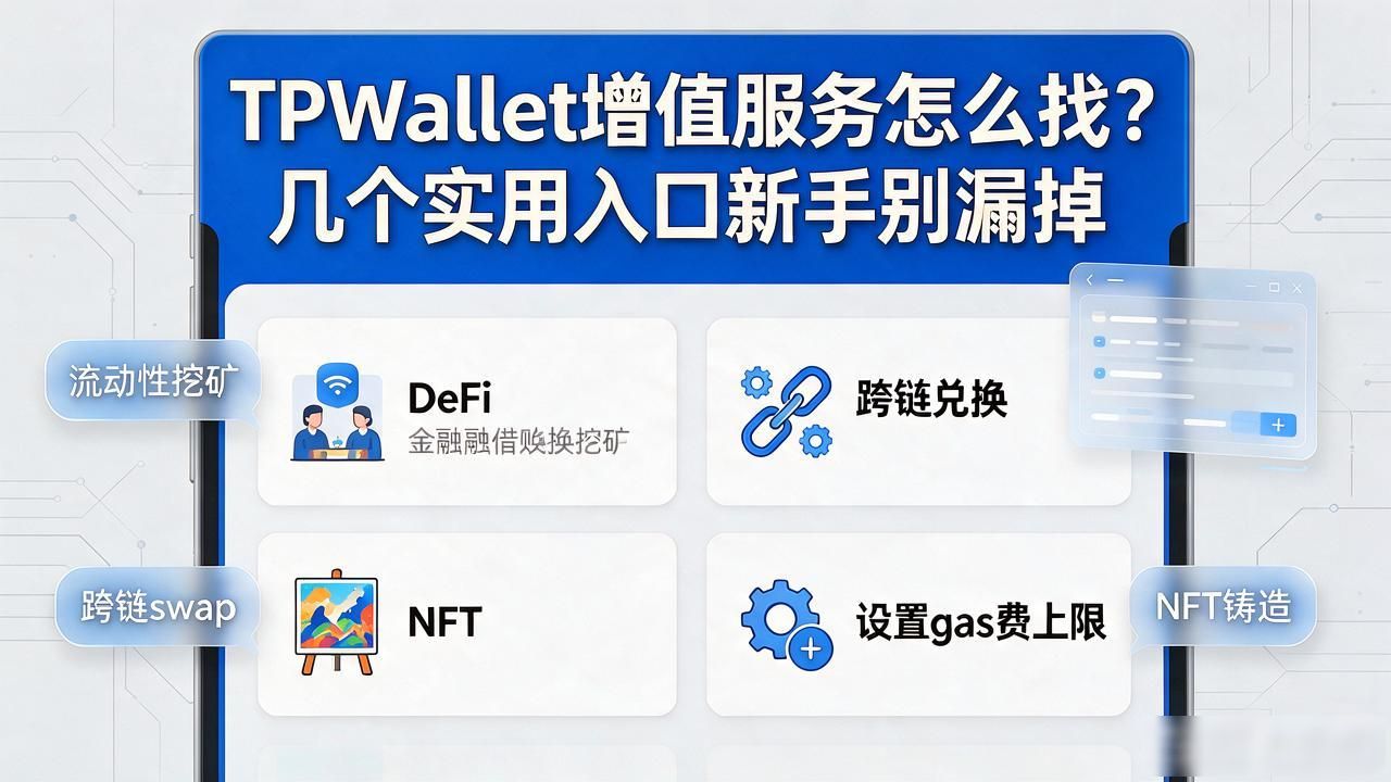 TPWallet增值服务怎么找？几个实用入口新手别漏掉