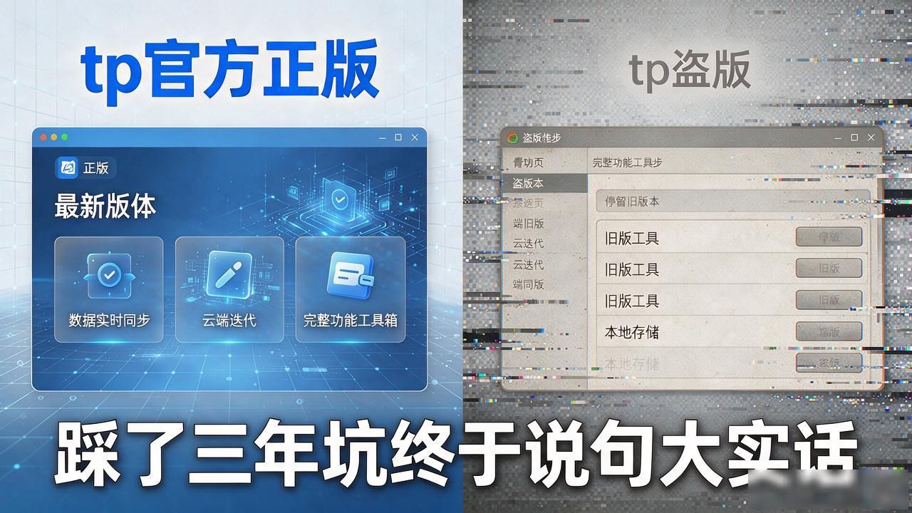 tp官方正版下载为什么比盗版好 踩了三年坑终于说句大实话