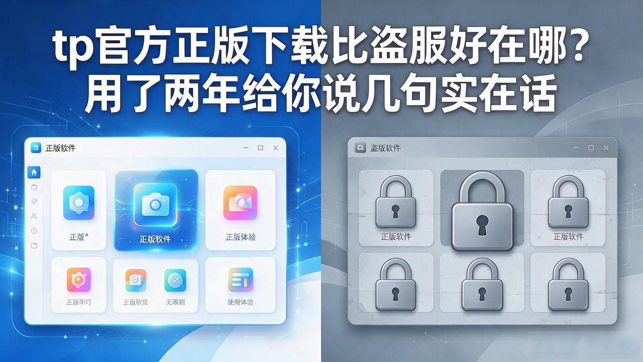 tp官方正版下载比盗版好在哪？用了两年给你说几句实在话
