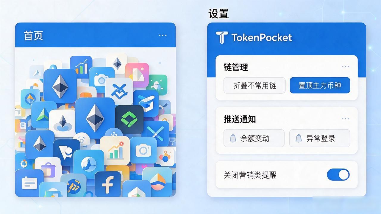 tokenpocket钱包设置选项，这样调出你的个性化体验