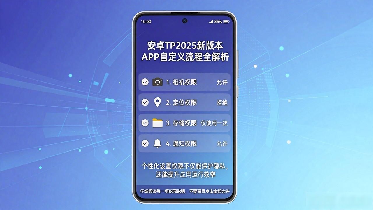 安卓TP2025新版本APP自定义流程全解析