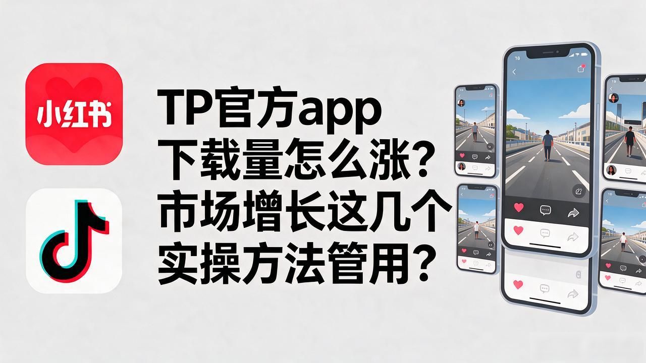 TP官方app下载量怎么涨？市场增长这几个实操方法管用