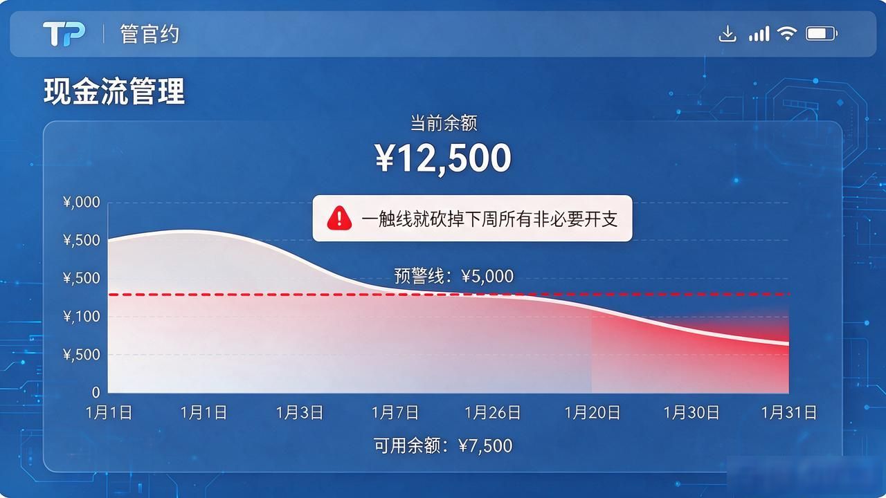 TP官方app下载后，现金流管理怎么操作不踩坑