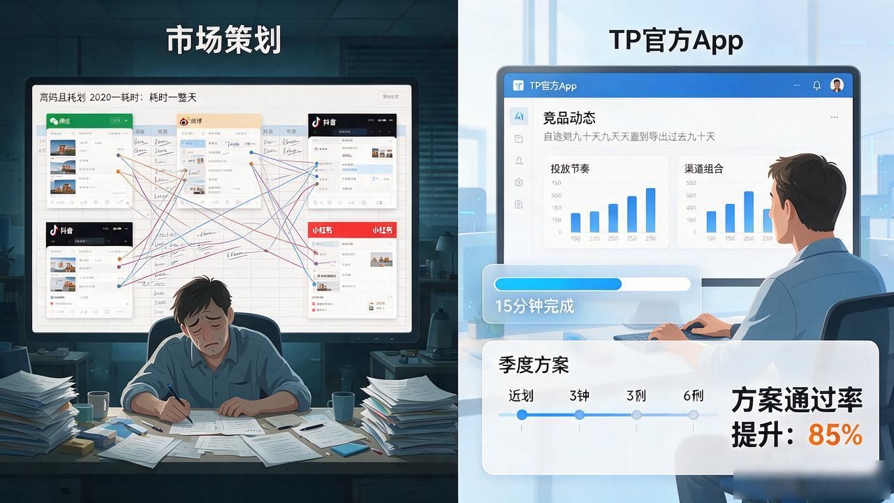 做市场策划总抓瞎？TP官方app下载安装后规划不再靠拍脑袋
