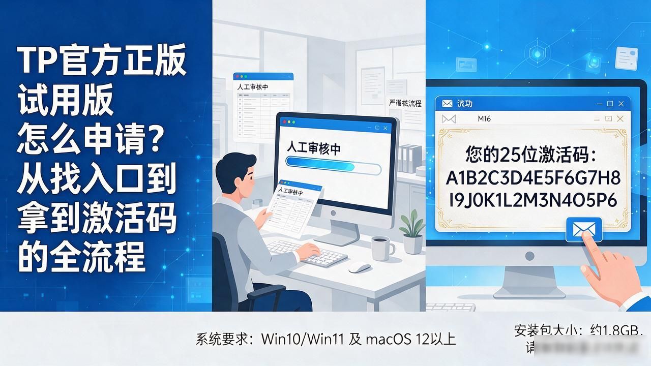 TP官方正版试用版怎么申请？从找入口到拿到激活码的全流程