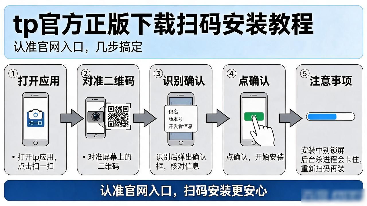tp官方正版下载扫码安装教程，认准官网入口几步搞定