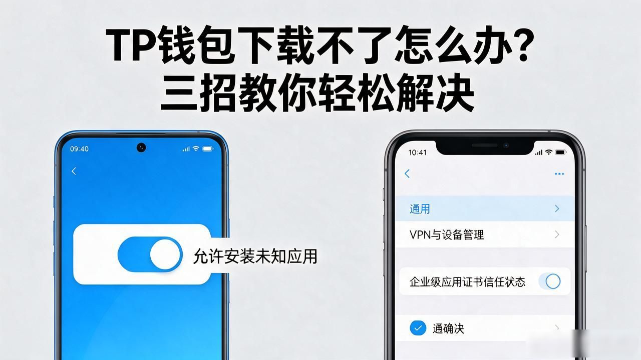 TP钱包下载遇到网络屏蔽怎么解决_学会这几招，轻松解决TP钱包下载问题_TokenPocket安装报错处理方法