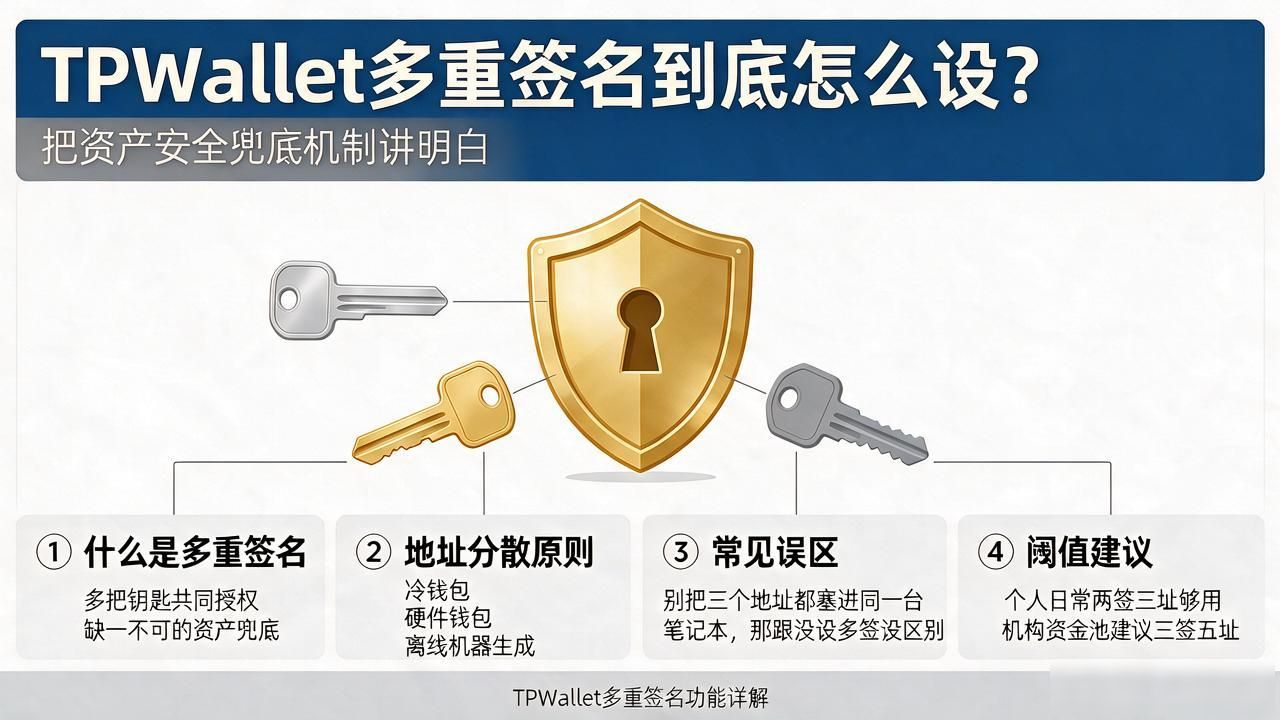 TPWallet多重签名到底怎么设？把资产安全兜底机制讲明白