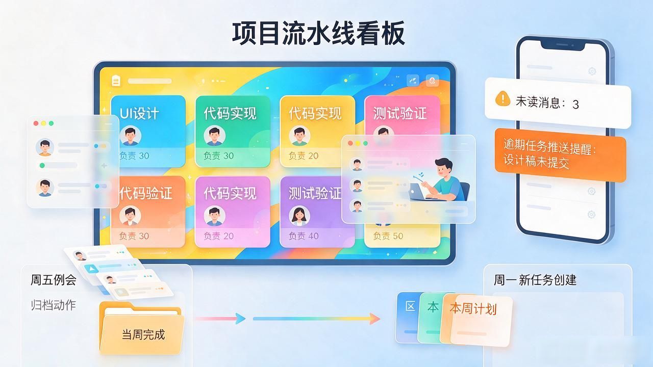 任务看板管理_团队协作app_通过TP官方下载安装app实现团队协作