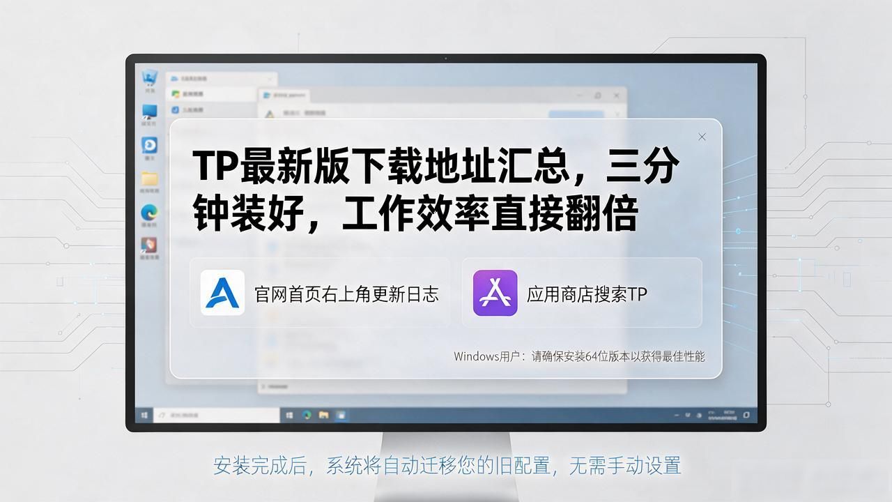 TP最新版下载地址汇总，三分钟装好，工作效率直接翻倍